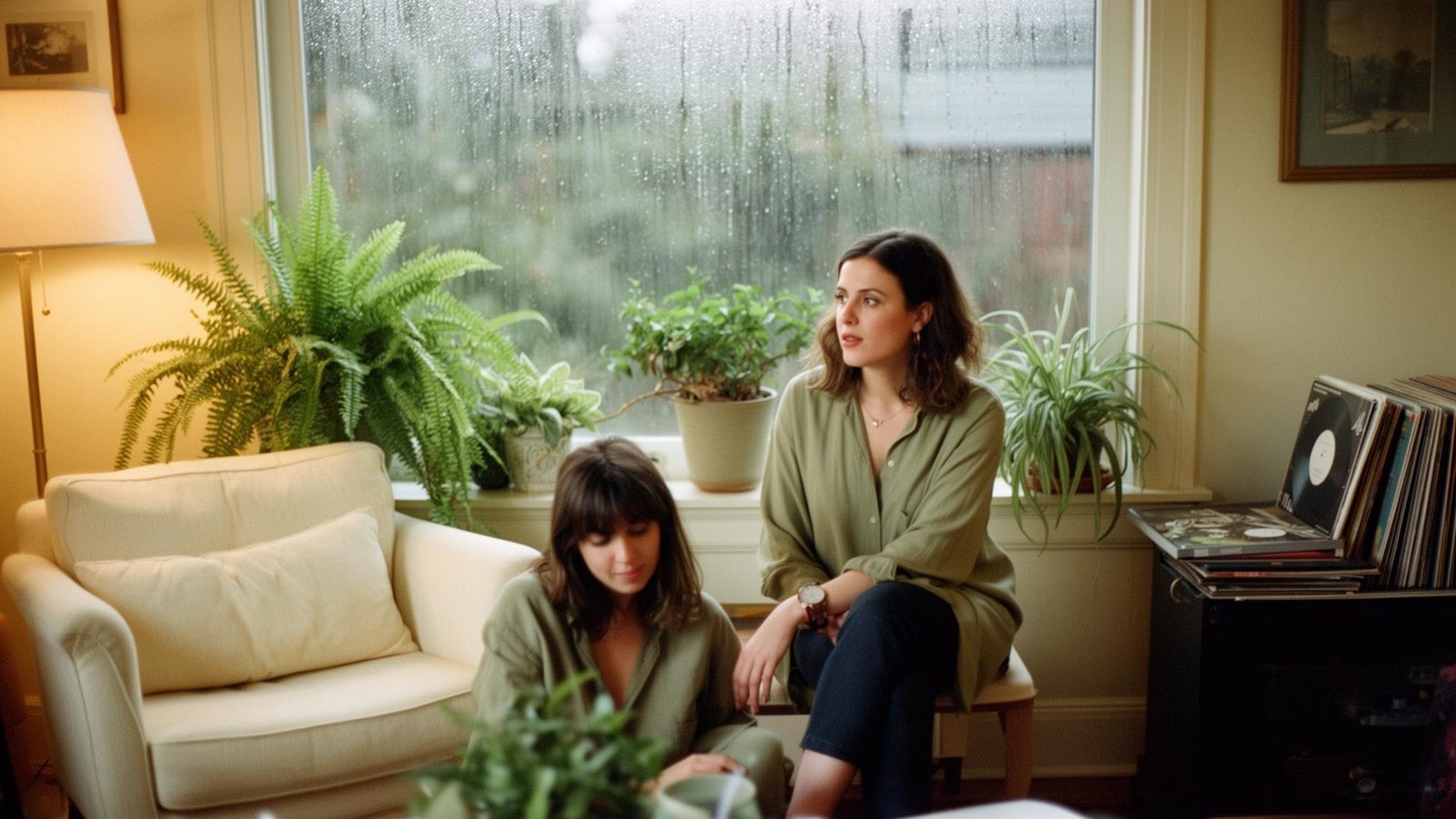 LGBTQ+ couple at home reviewing financial plans together